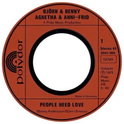 Björn & Benny, Agnetha & Anni-Frid ‎– People Need Love/ Merry-Go-Round