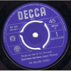 The Rolling Stones ‎– It's All Over Now / Tell Me / Good Times, Bad Times / Route 66