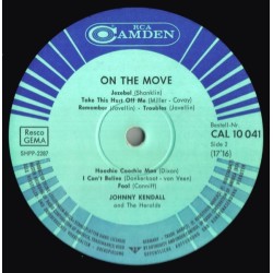 Johnny Kendall And The Heralds ‎– On The Move