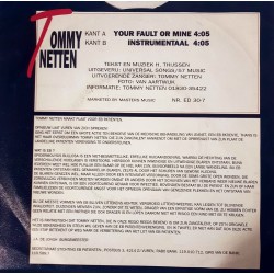 Tommy Netten - Your fault or mine