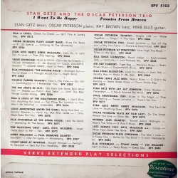 Stan Getz and The Oscar Peterson Trio - I want to be happy / Pennies from heaven