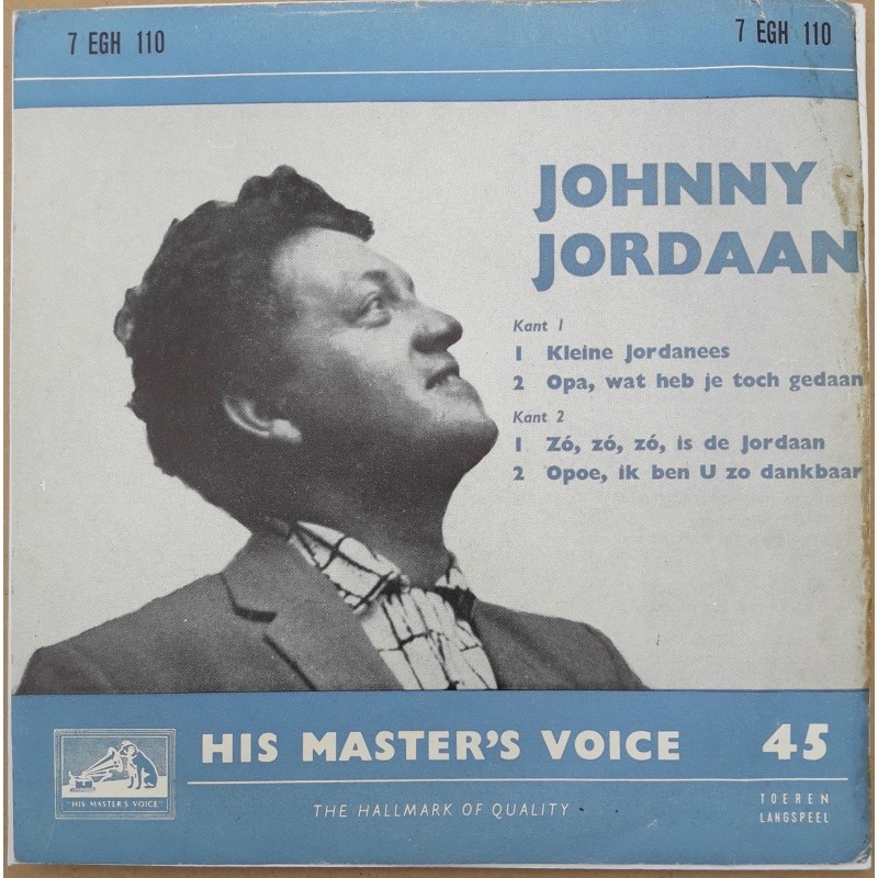 Johnny Jordaan - Kleine Jordanees