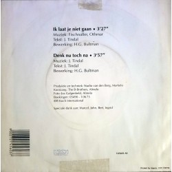 Pauline - Ik laat je niet gaan / denk nu toch na