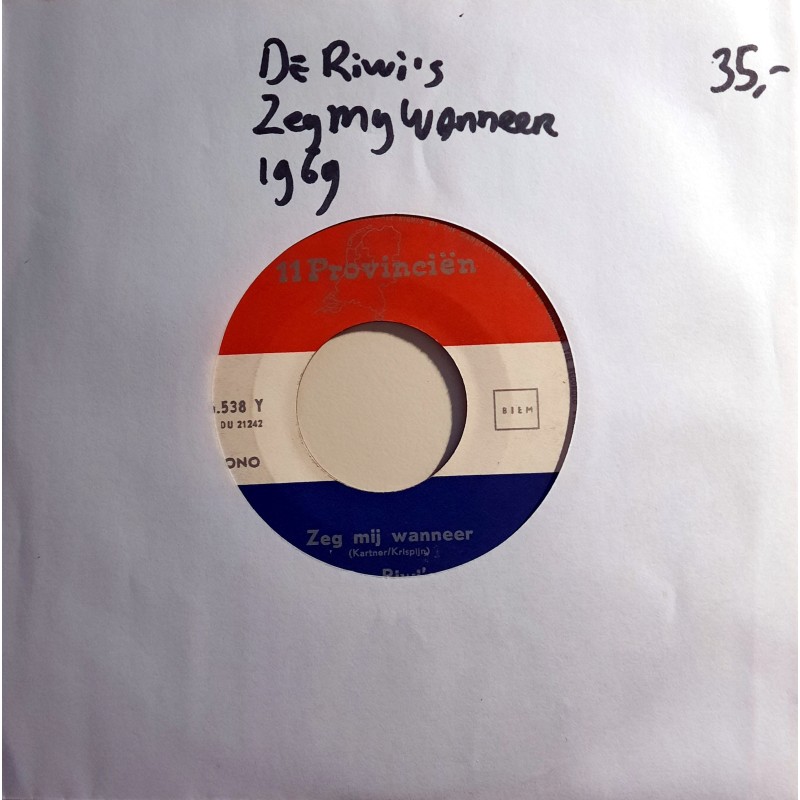 Riwi's, De ‎– Zeg Mij Wanneer
